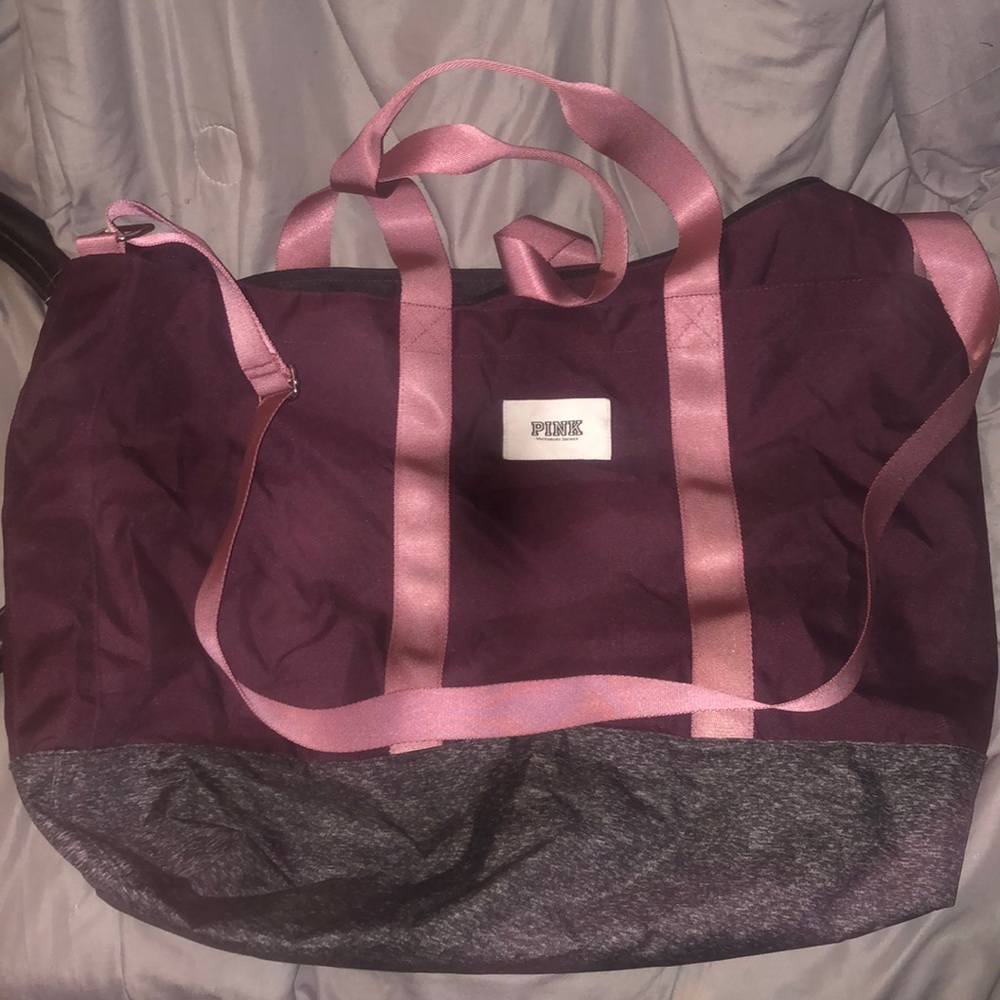 Pink tote bag